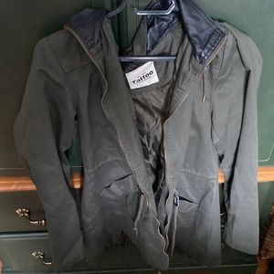 Women’s lightweight faux leather coat